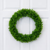 20” Artificial Boxwood Wreath-Wreath-Parc Decor