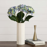 20" Artificial Hydrangea Flower Stems- Set of 3-Stem-Parc Decor