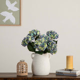 20" Artificial Hydrangea Flower Stems- Set of 3-Stem-Parc Decor