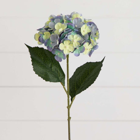 20" Artificial Hydrangea Flower Stems- Set of 3-Stem-Parc Decor