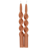 20 Caramel Swirl Candles - 10 Packs of 2