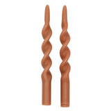20 Caramel Swirl Candles - 10 Packs of 2
