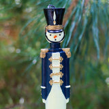 20 Handpainted Navy Blue Royal Guard Candles - Case of 10 packs-Candle-Parc Decor