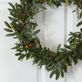 20" Olive Wreath-Wreath-Parc Decor