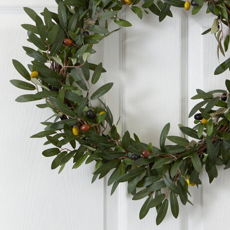 20" Olive Wreath-Wreath-Parc Decor