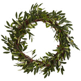 20" Olive Wreath-Wreath-Parc Decor