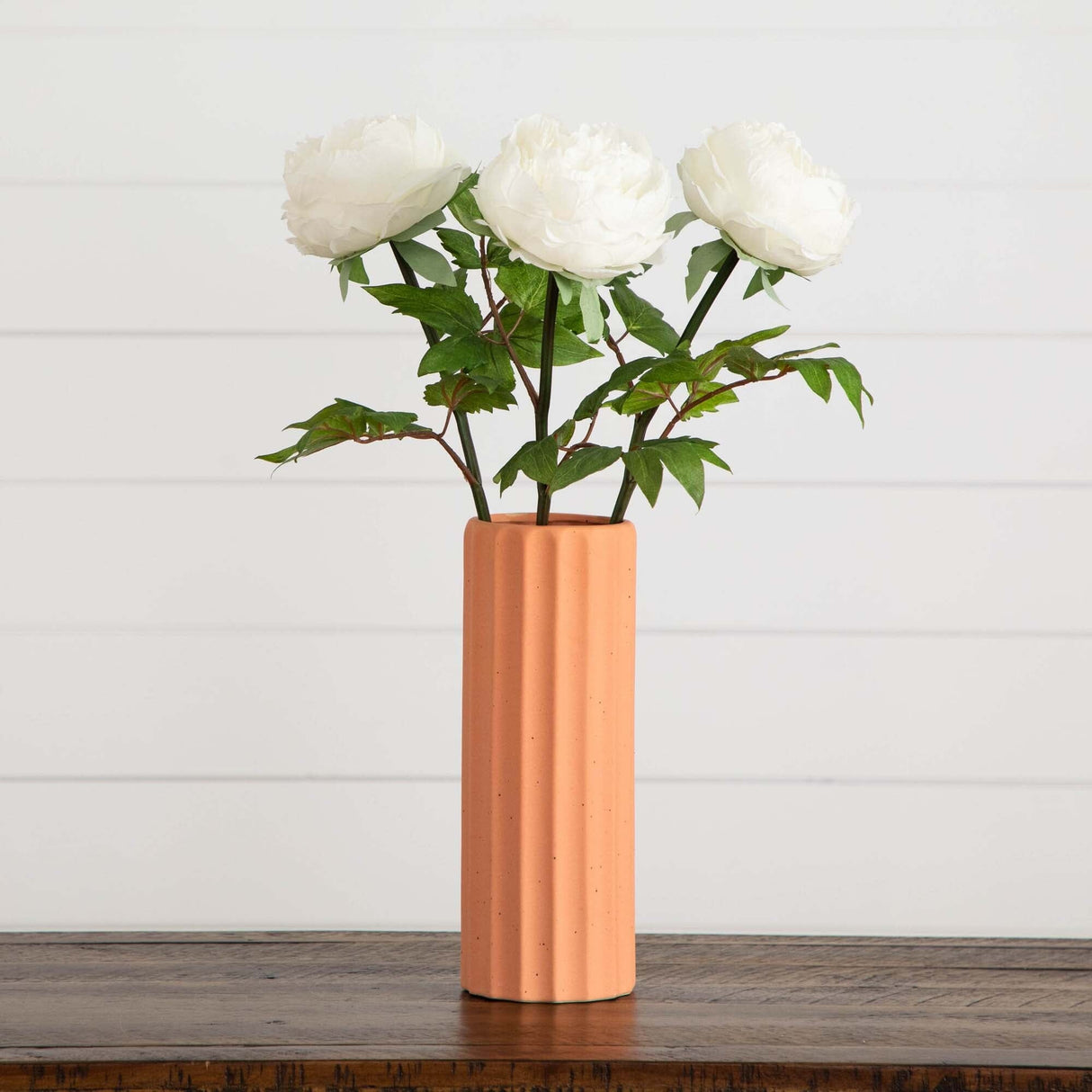 20"Artificial Peony Flower Stems - Set of 3-Stem-Parc Decor