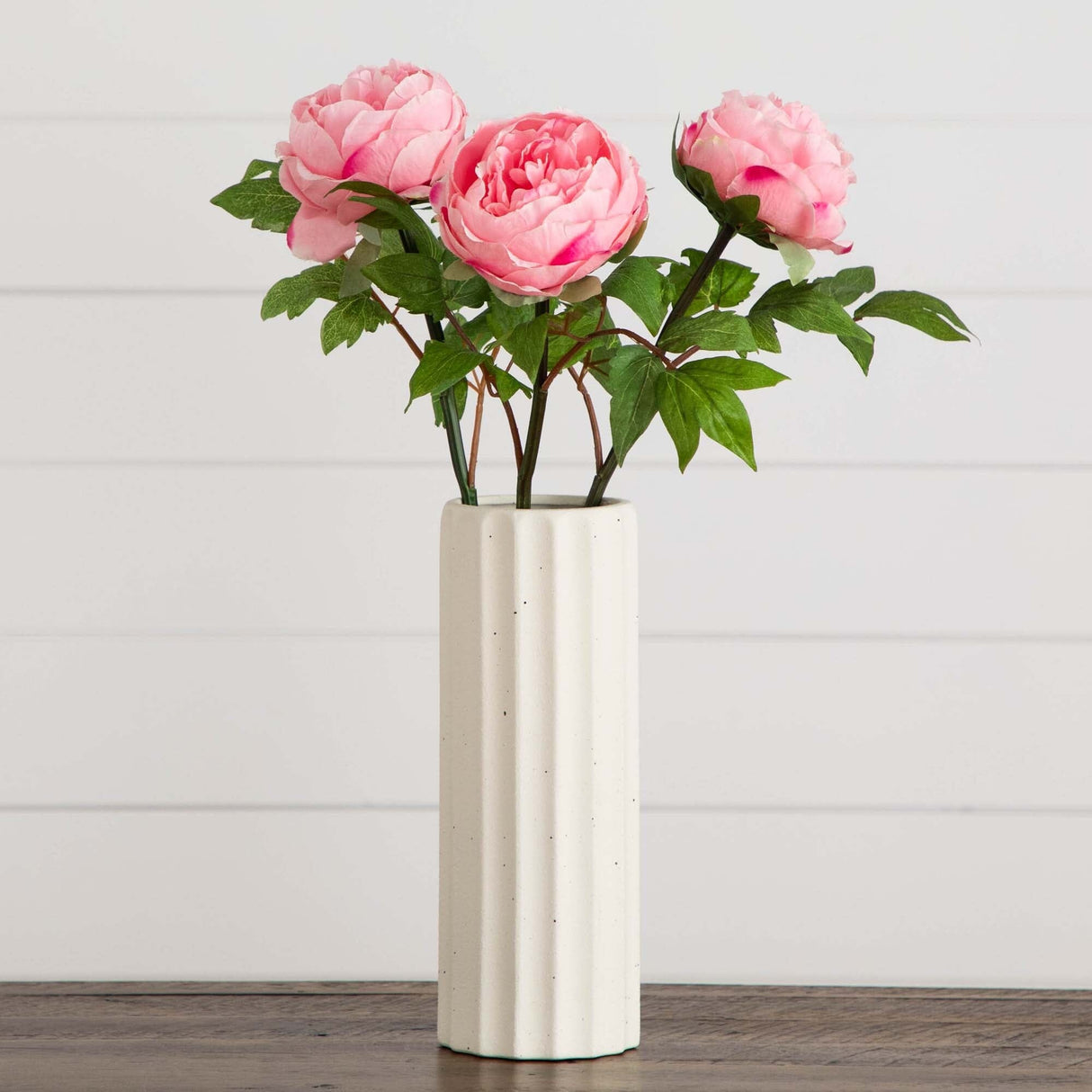 20"Artificial Peony Flower Stems - Set of 3-Stem-Parc Decor