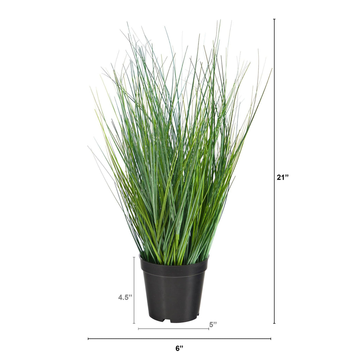 21” Onion Grass Artificial Plant-Parc Decor