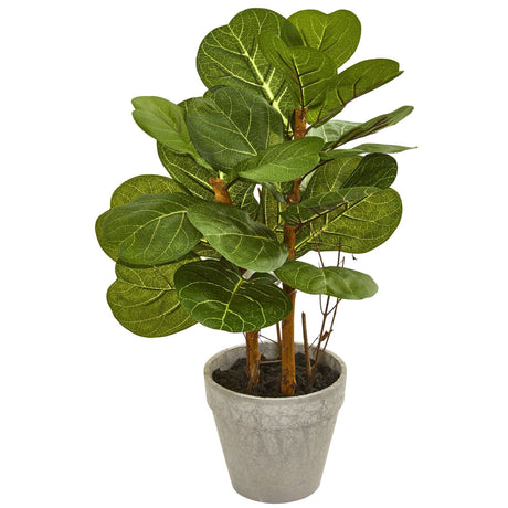 22” Fiddle Leaf Artificial Plant-Parc Decor