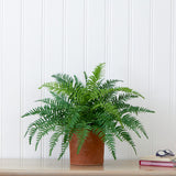 22” Artificial Fern Plant in Decorative Planter-Plant in Planter-Parc Decor