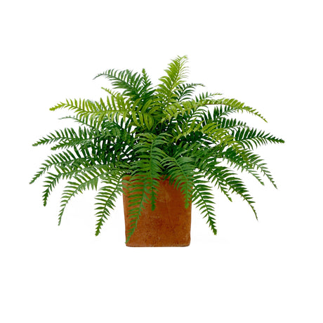 22” Artificial Fern Plant in Decorative Planter-Plant in Planter-Parc Decor