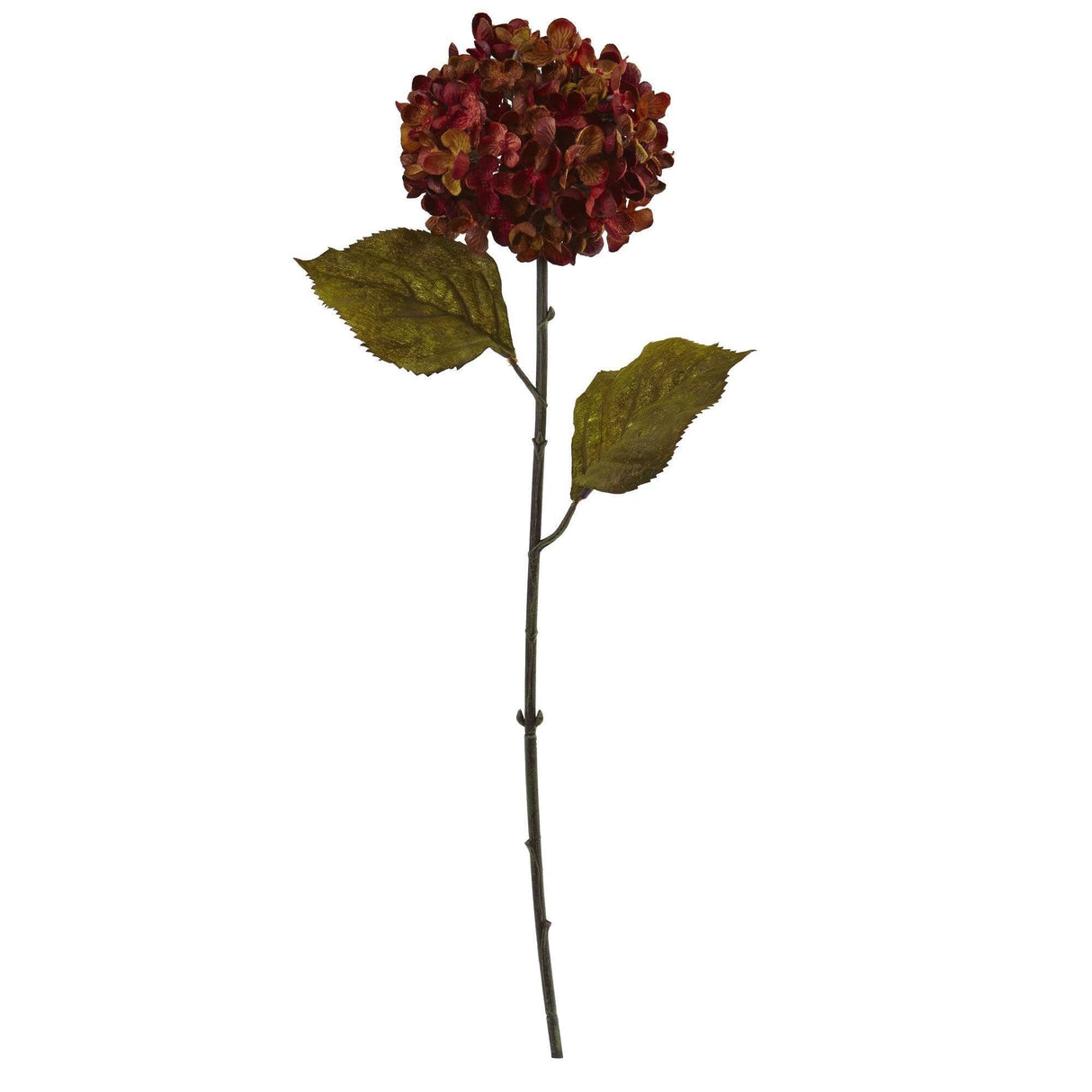22” Fall Hydrangea Artificial Flower (Set of 6)-Stem-Parc Decor