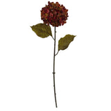 22” Fall Hydrangea Artificial Flower (Set of 6)-Stem-Parc Decor