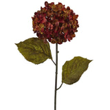 22” Fall Hydrangea Artificial Flower (Set of 6)-Stem-Parc Decor
