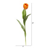 22” Tulip Artificial Flower (Set of 8)-Stem-Parc Decor