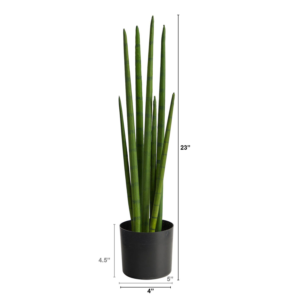 23” Sansevieria Snake Artificial Plant-Parc Decor