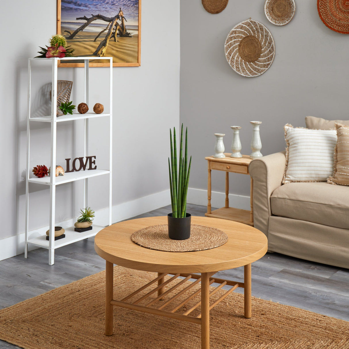 23” Sansevieria Snake Artificial Plant-Parc Decor