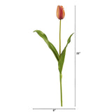 23” Dutch Tulip Artificial Flower (Set of 12)-Stem-Parc Decor