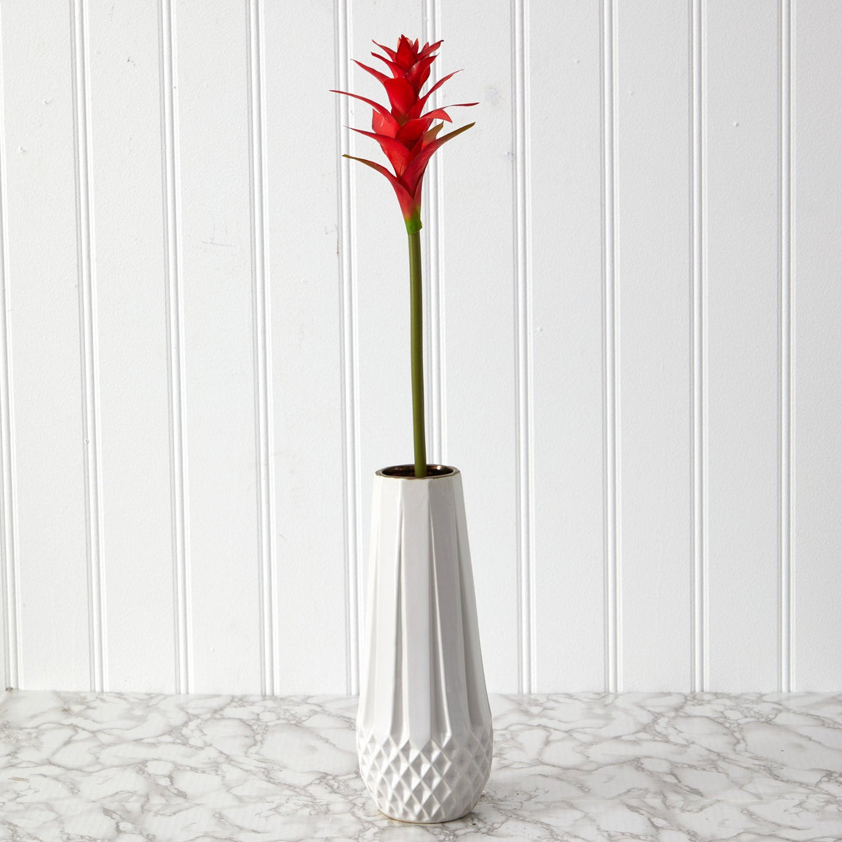 23” Star Bromeliad Artificial Flower Stems (Set of 6)-Stem-Parc Decor