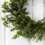 24” Eucalyptus Artificial Wreath-Parc Decor