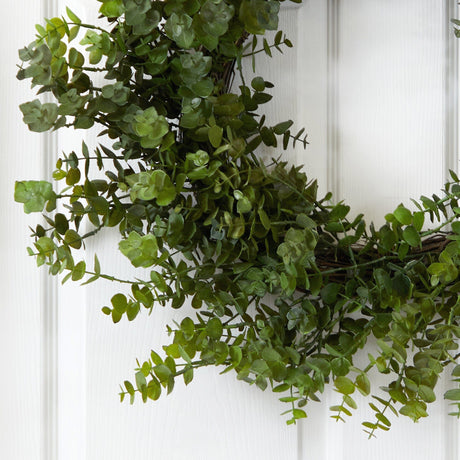 24” Eucalyptus Artificial Wreath-Parc Decor