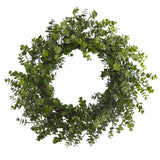 24” Eucalyptus Artificial Wreath-Parc Decor