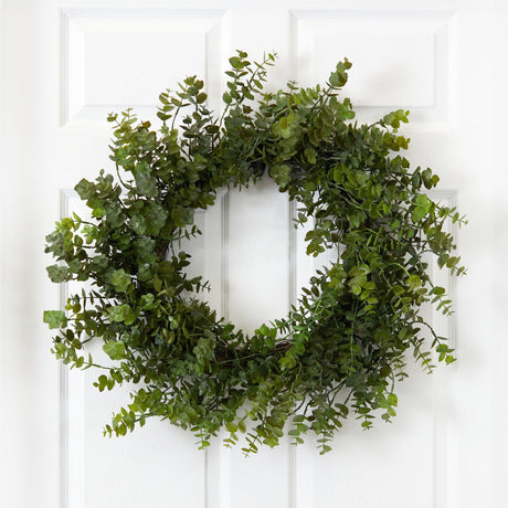 24” Eucalyptus Artificial Wreath-Parc Decor