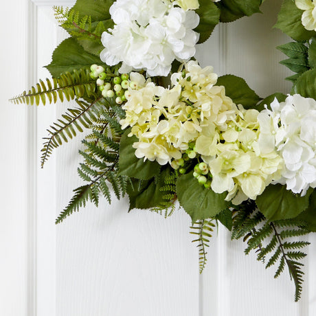 24” Hydrangea Berry Wreath-Parc Decor