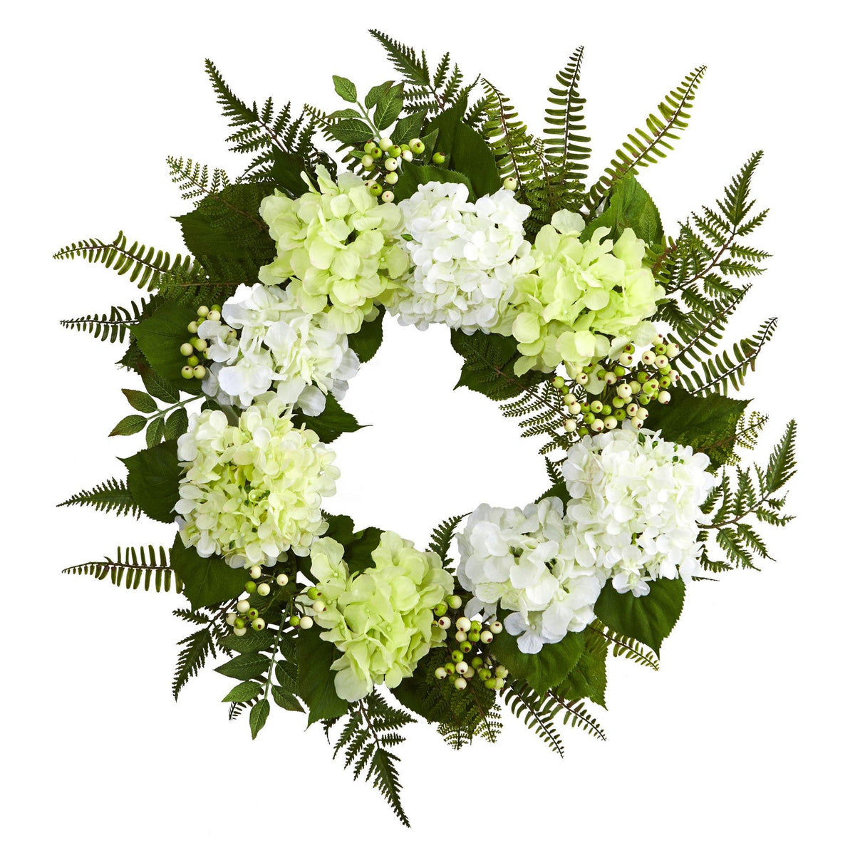 24” Hydrangea Berry Wreath-Parc Decor