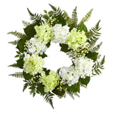 24” Hydrangea Berry Wreath-Parc Decor