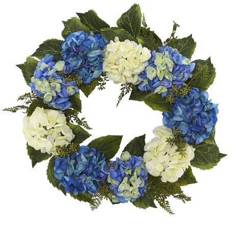 24” Hydrangea Wreath-Parc Decor
