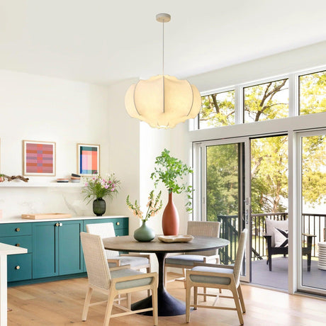 24 Inch Bevis 3-Light White Wabi-sabi Island Pendant Light-Parc Decor