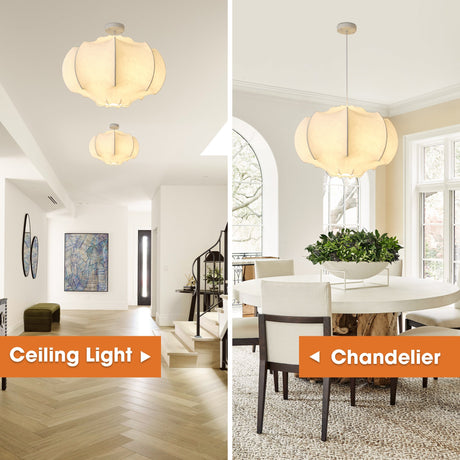 24 Inch Bevis 3-Light White Wabi-sabi Island Pendant Light-Parc Decor