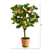 24” Lemon Artificial Tree-Parc Decor