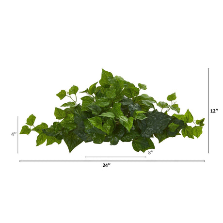 24” London Ivy Artificial Ledge Plant (Real Touch)-Parc Decor