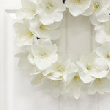 24” Amaryllis Artificial Wreath-Wreath-Parc Decor
