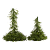 24” and 36” Table Top/Hanging Artificial Christmas Decor (Set of 2)-Parc Decor