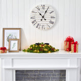 24” Artificial Christmas Double Candelabrum with 35 Warm White Lights and Pine Cones-Candelabrum-Parc Decor