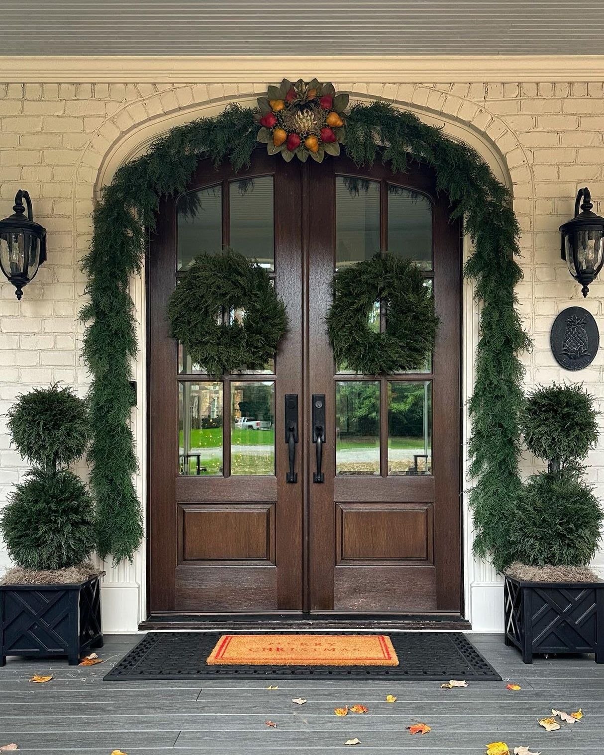 24” Cedar Wreath-Wreath-Parc Decor