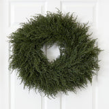 24” Cedar Wreath-Wreath-Parc Decor
