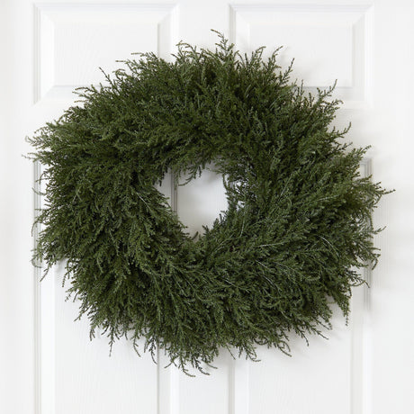 24” Cedar Wreath-Wreath-Parc Decor