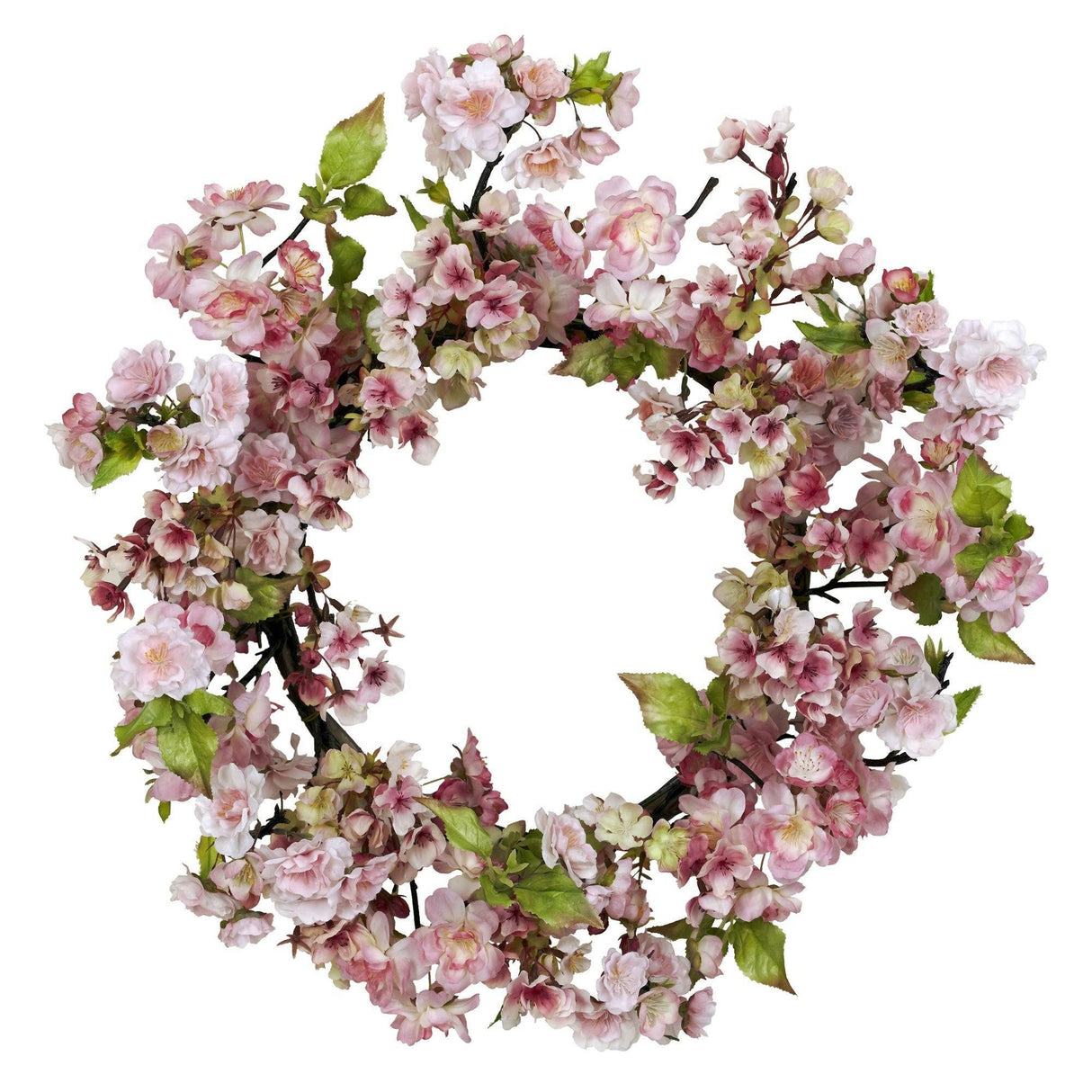 24" Cherry Blossom Wreath-Wreath-Parc Decor