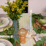 24 Extra Tall Baby Blue Cloud Taper Candles - 6 Packs of 4-Candle-Parc Decor