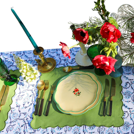 24 Extra Tall Teal Breeze Taper Candle - 6 Packs of 4-Candle-Parc Decor