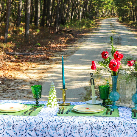 24 Extra Tall Teal Breeze Taper Candle – 6 Packs of 4-Candle-Parc Decor