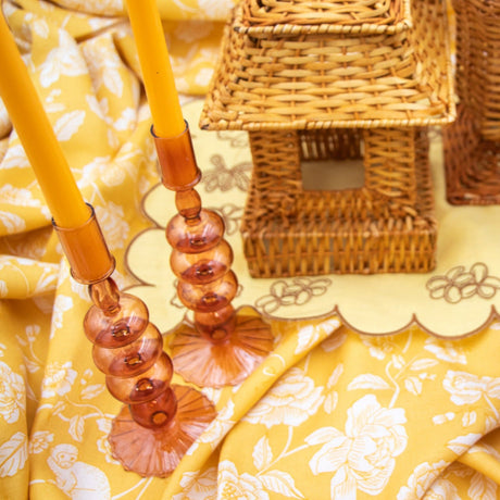 24 Extra Tall Warm Pumpkin Spice Taper Candle – 6 Packs of 4-Candle-Parc Decor