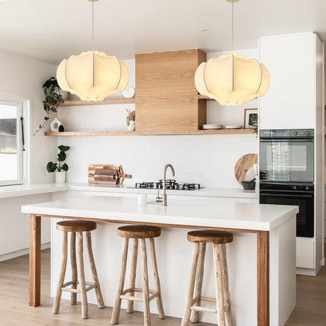 24 Inch Bevis 3-Light White Wabi-sabi Island Pendant Light-吊灯-Parc Decor