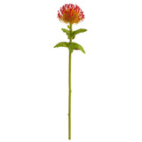 24” Pincushion Artificial Flower (Set of 6)-Stem-Parc Decor