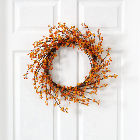 24” Sweet Bitter Wreath-Wreath-Parc Decor